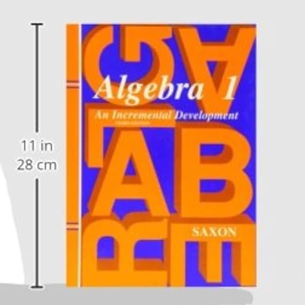 SAXON: Algebra 1 Textbook Homeschool in excellent/like new condition!